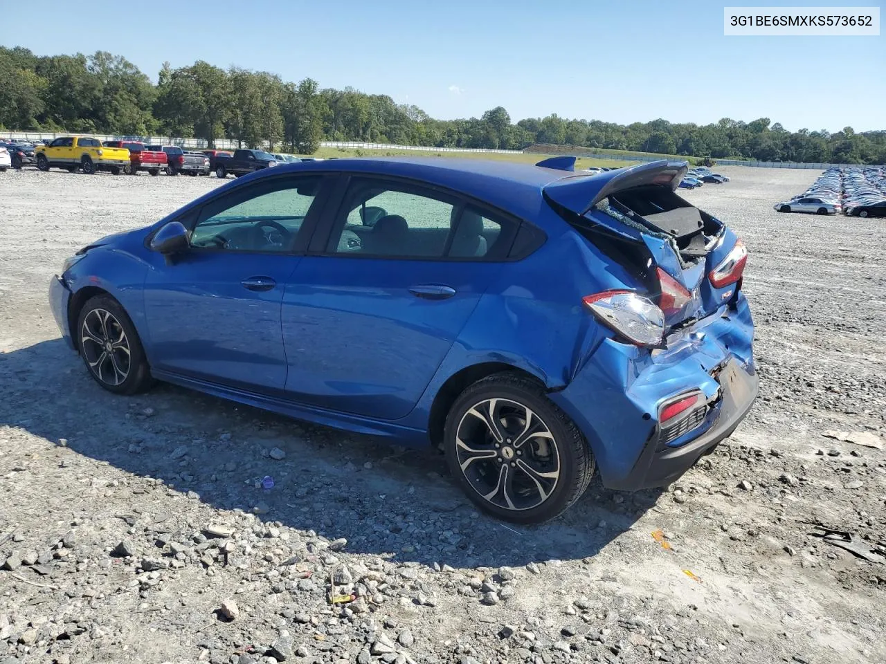 2019 Chevrolet Cruze Lt VIN: 3G1BE6SMXKS573652 Lot: 73724034