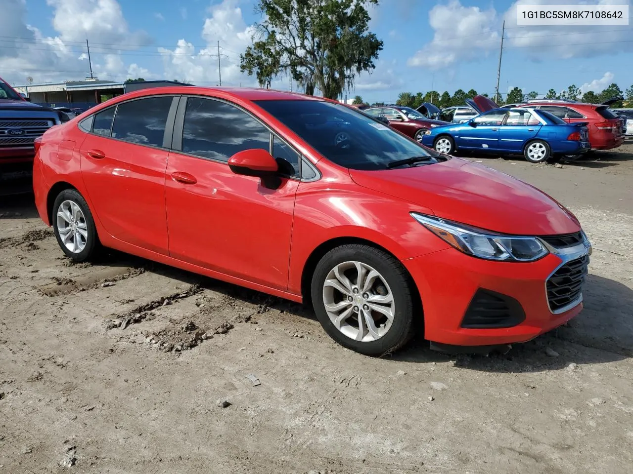 1G1BC5SM8K7108642 2019 Chevrolet Cruze Ls