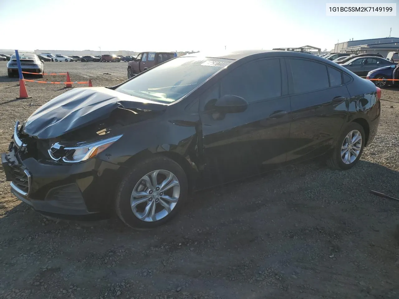 2019 Chevrolet Cruze Ls VIN: 1G1BC5SM2K7149199 Lot: 74051844