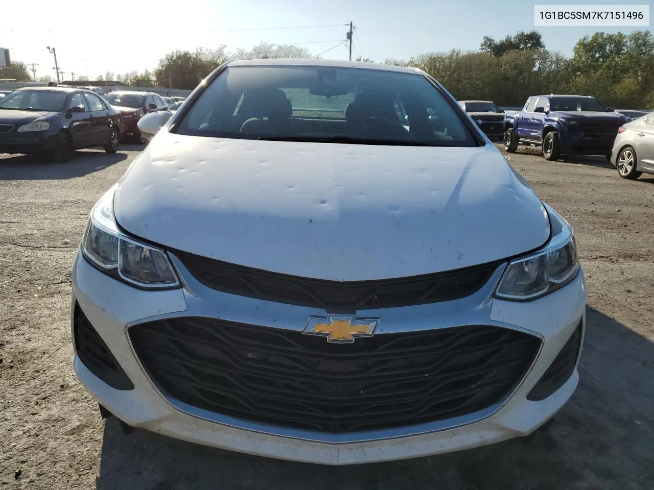 2019 Chevrolet Cruze Ls VIN: 1G1BC5SM7K7151496 Lot: 74545344