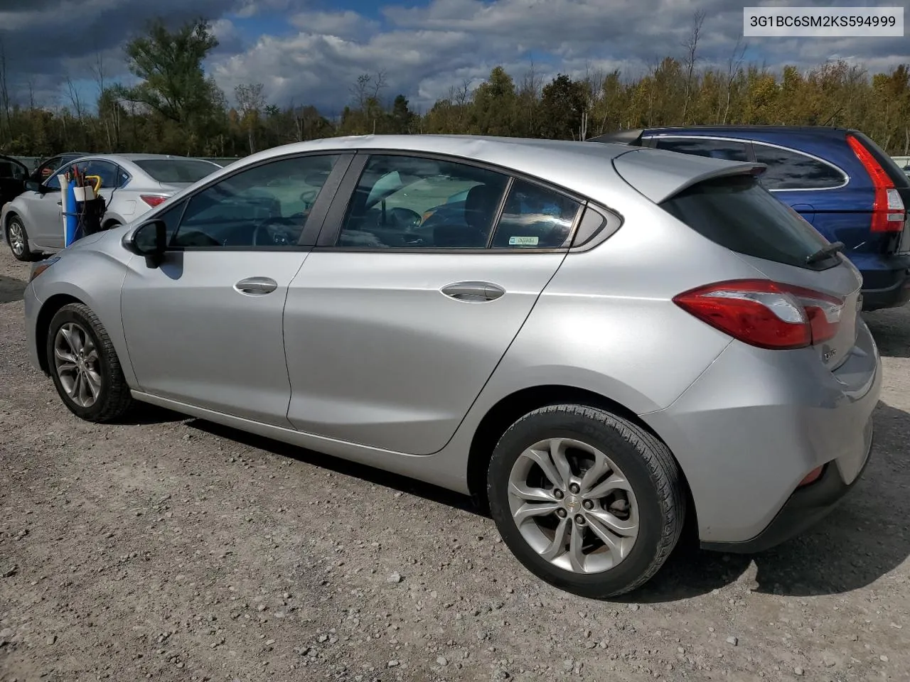 2019 Chevrolet Cruze Ls VIN: 3G1BC6SM2KS594999 Lot: 74704404