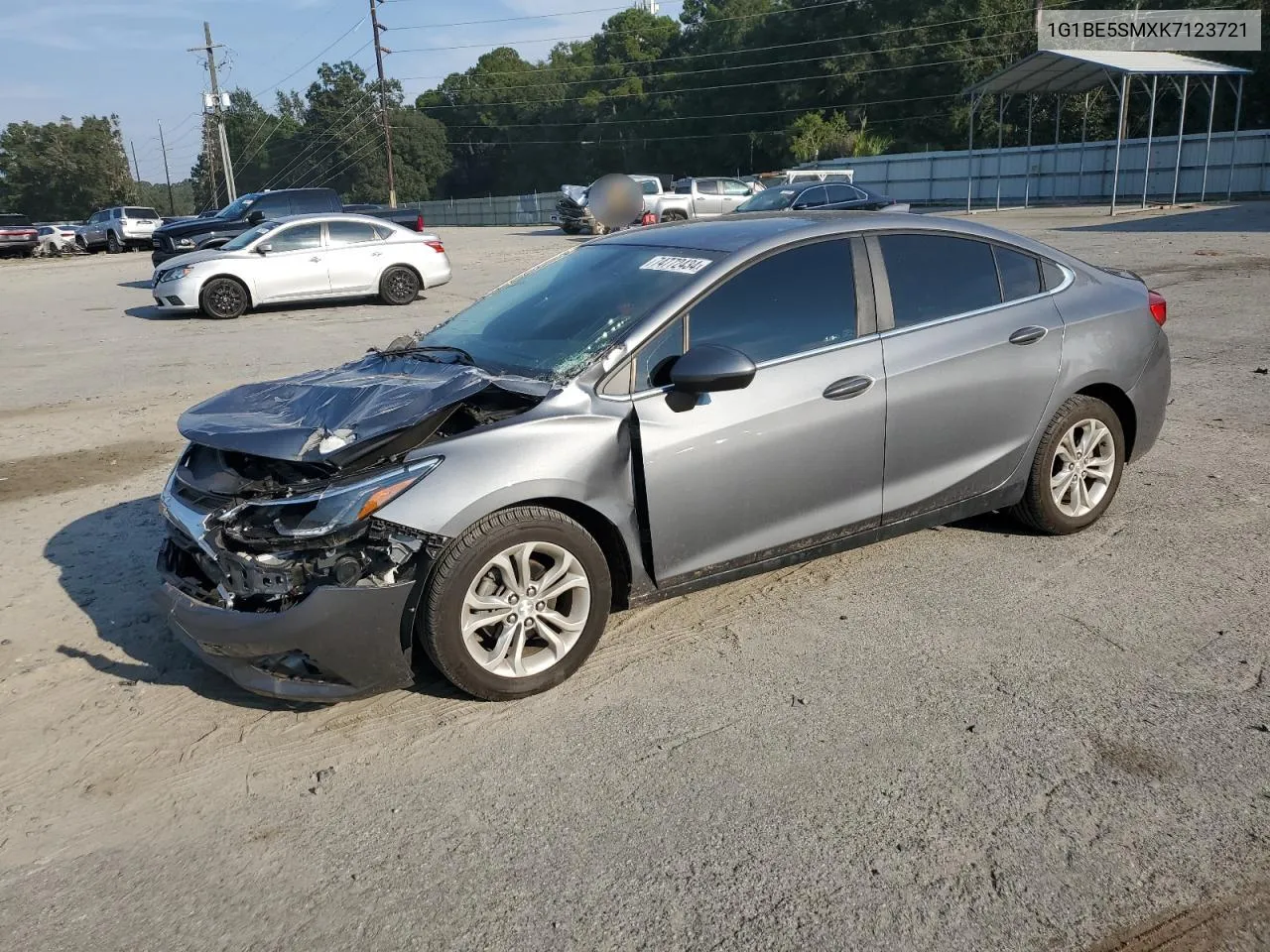 2019 Chevrolet Cruze Lt VIN: 1G1BE5SMXK7123721 Lot: 74772434