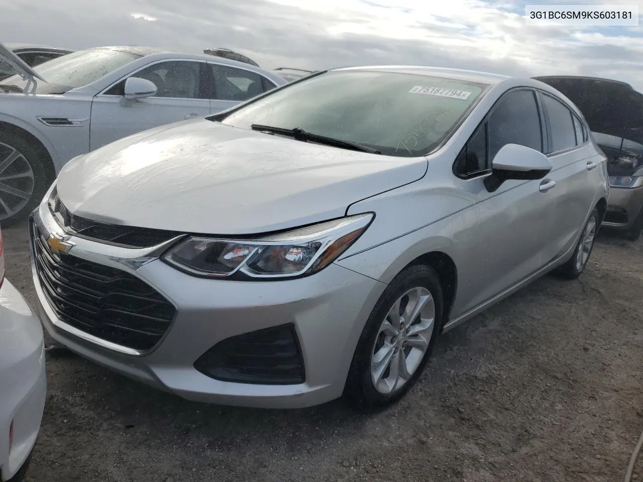 2019 Chevrolet Cruze Ls VIN: 3G1BC6SM9KS603181 Lot: 75187794