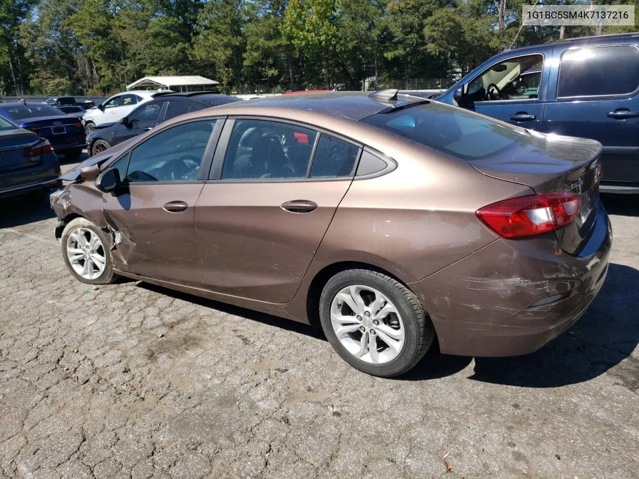 2019 Chevrolet Cruze Ls VIN: 1G1BC5SM4K7137216 Lot: 75487884