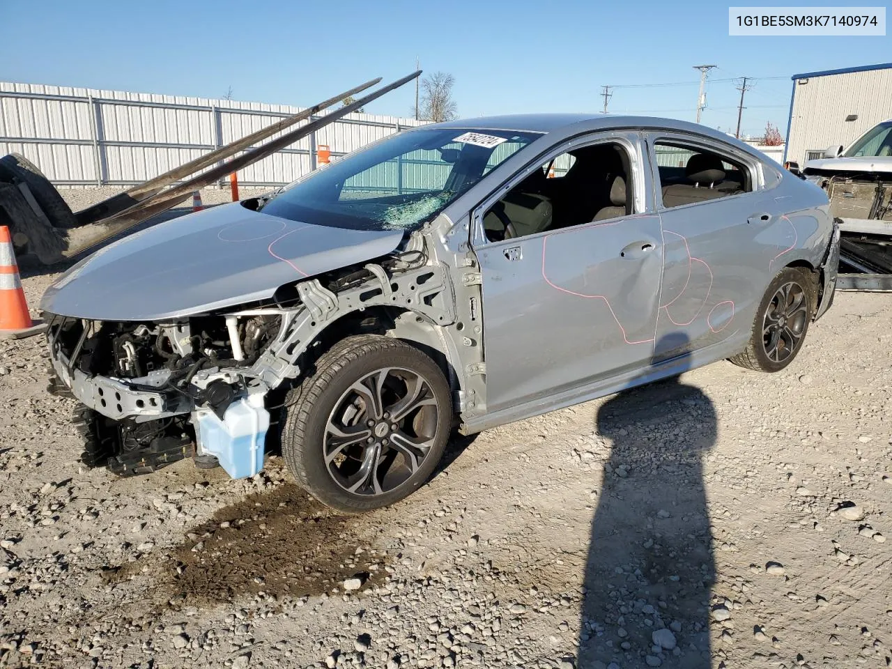 1G1BE5SM3K7140974 2019 Chevrolet Cruze Lt