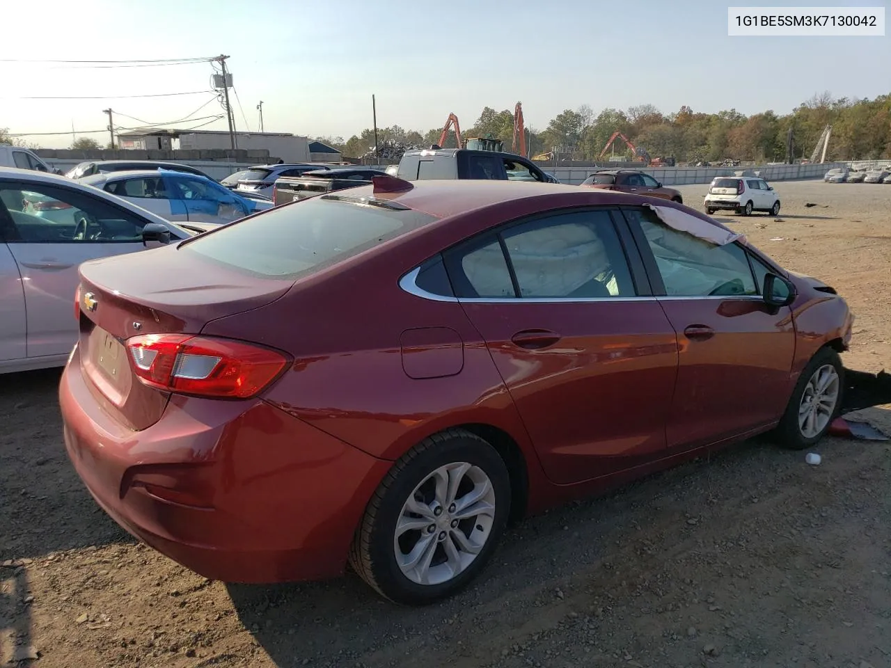 2019 Chevrolet Cruze Lt VIN: 1G1BE5SM3K7130042 Lot: 75631984