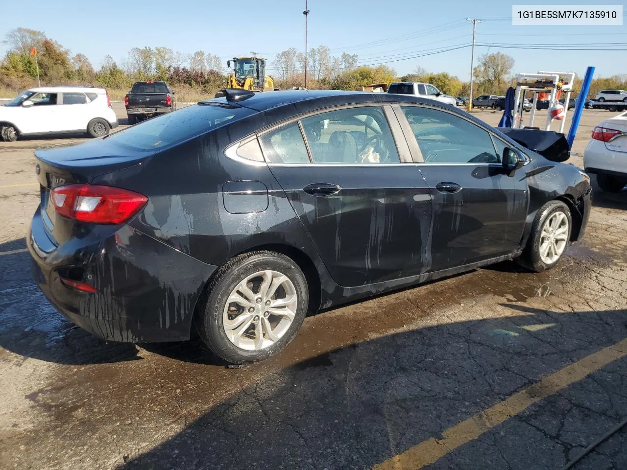 2019 Chevrolet Cruze Lt VIN: 1G1BE5SM7K7135910 Lot: 76232244