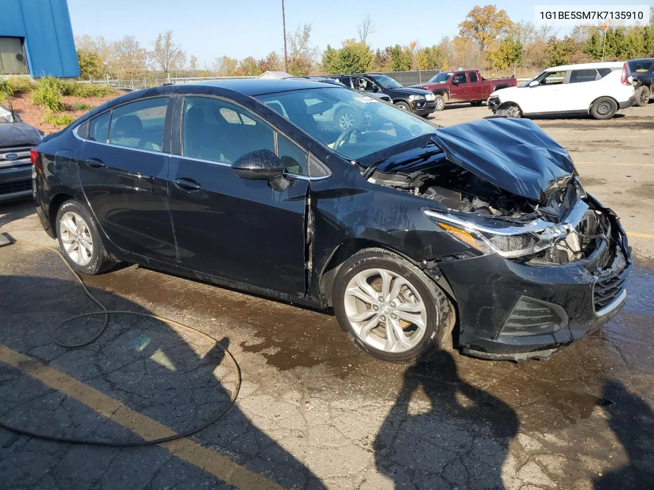 2019 Chevrolet Cruze Lt VIN: 1G1BE5SM7K7135910 Lot: 76232244