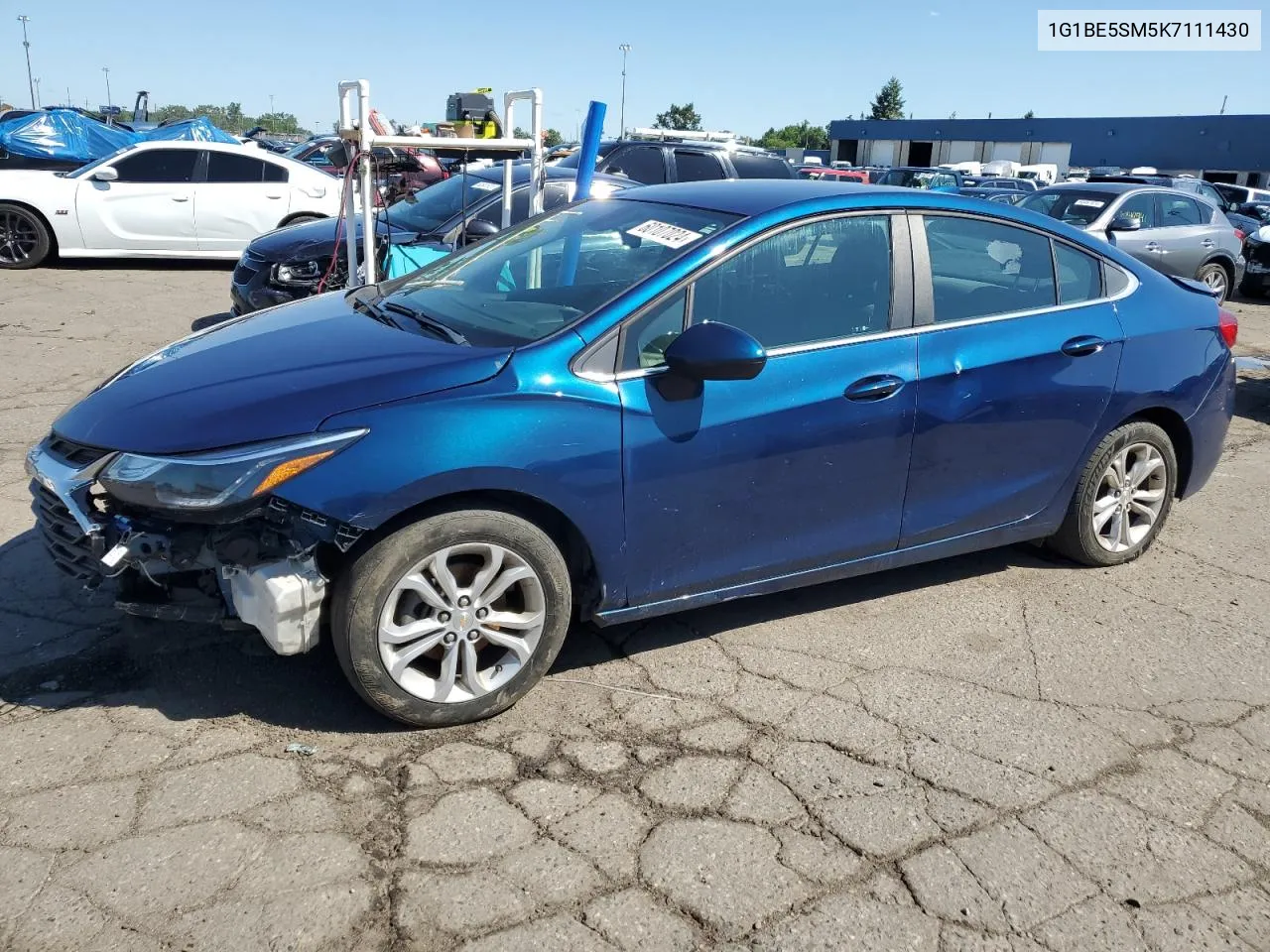 2019 Chevrolet Cruze Lt VIN: 1G1BE5SM5K7111430 Lot: 76372264