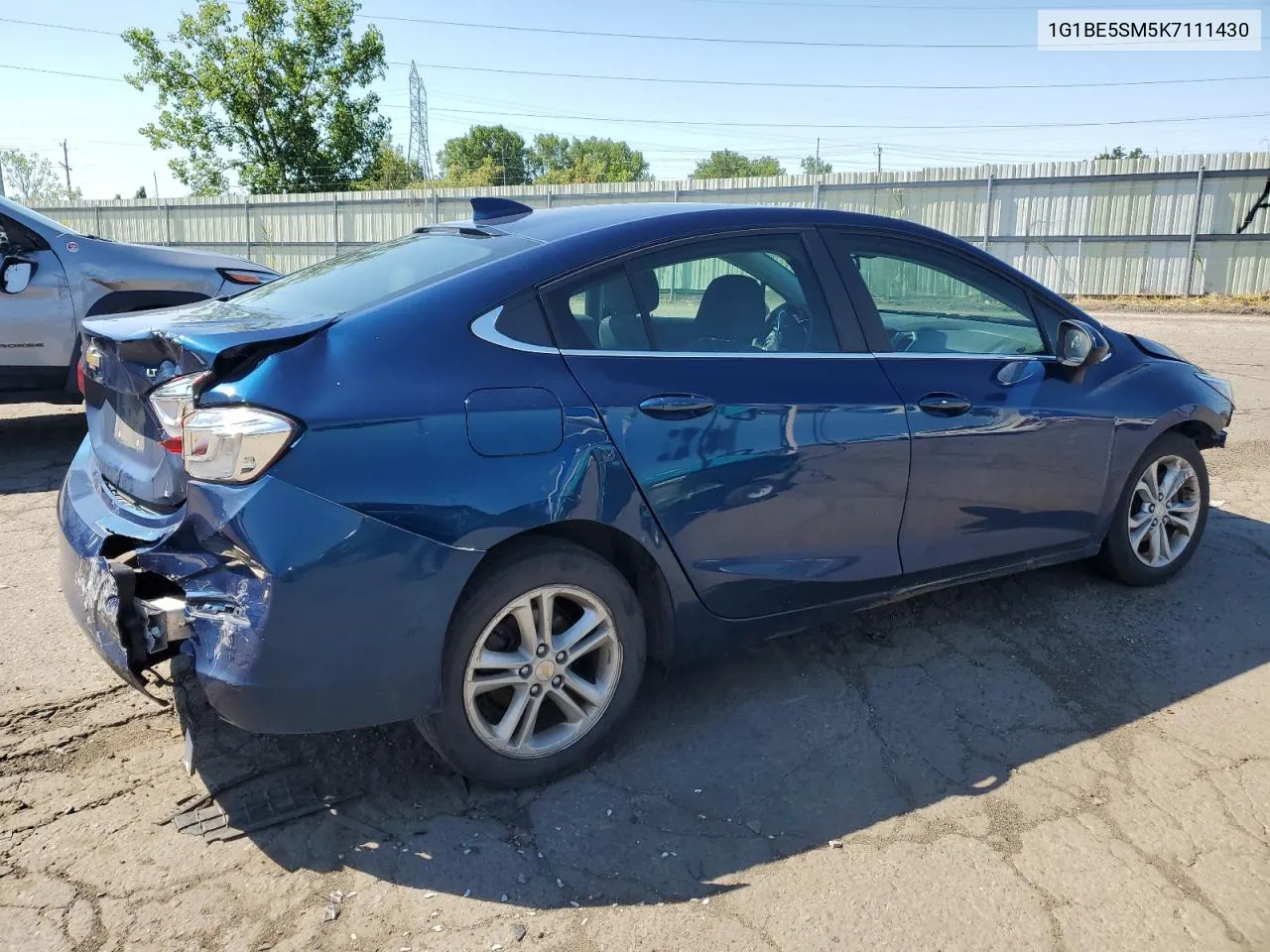 2019 Chevrolet Cruze Lt VIN: 1G1BE5SM5K7111430 Lot: 76372264