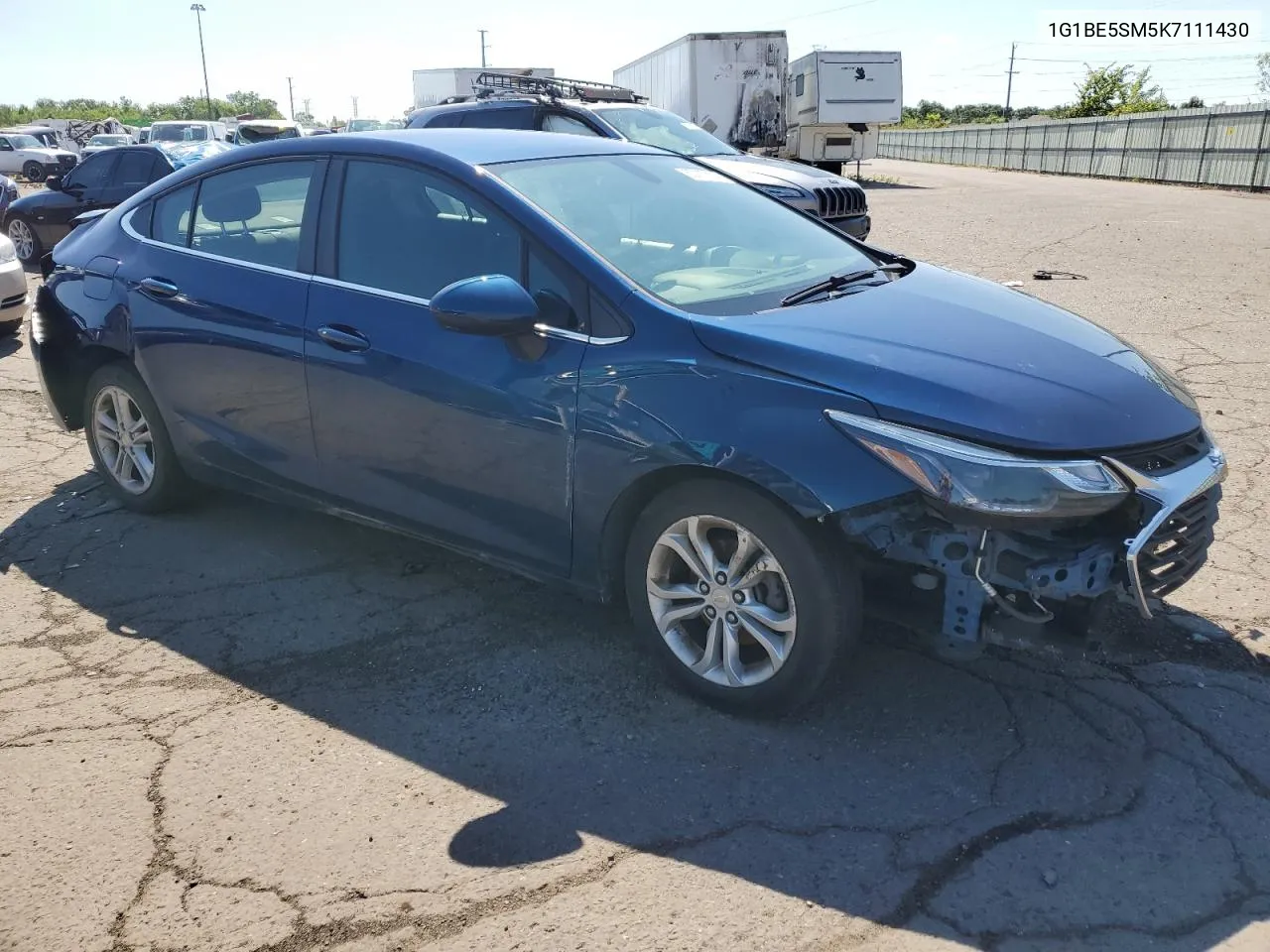 2019 Chevrolet Cruze Lt VIN: 1G1BE5SM5K7111430 Lot: 76372264