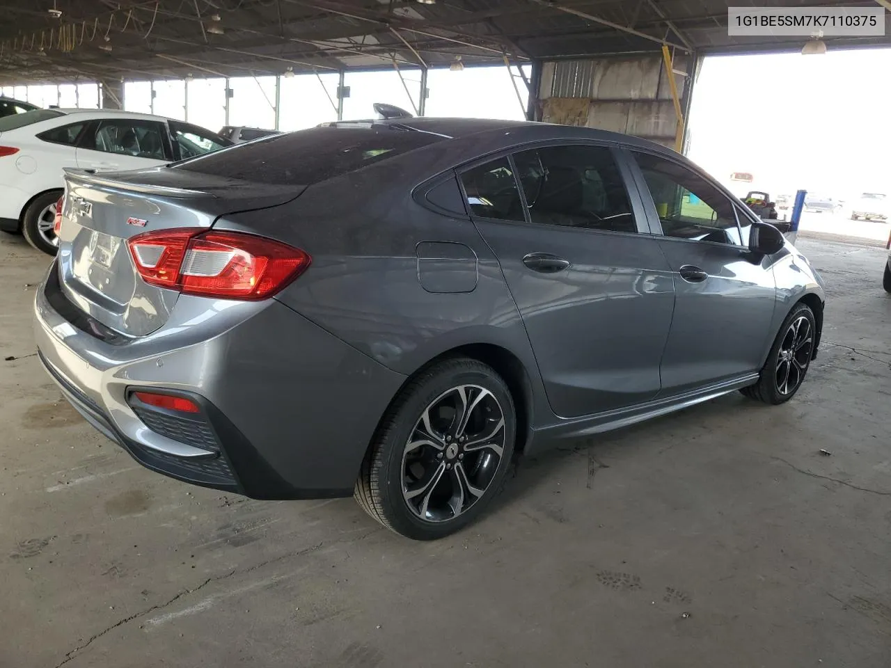 2019 Chevrolet Cruze Lt VIN: 1G1BE5SM7K7110375 Lot: 76572424