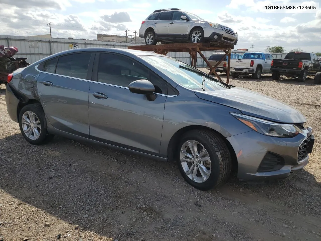 2019 Chevrolet Cruze Lt VIN: 1G1BE5SM8K7123605 Lot: 76740874