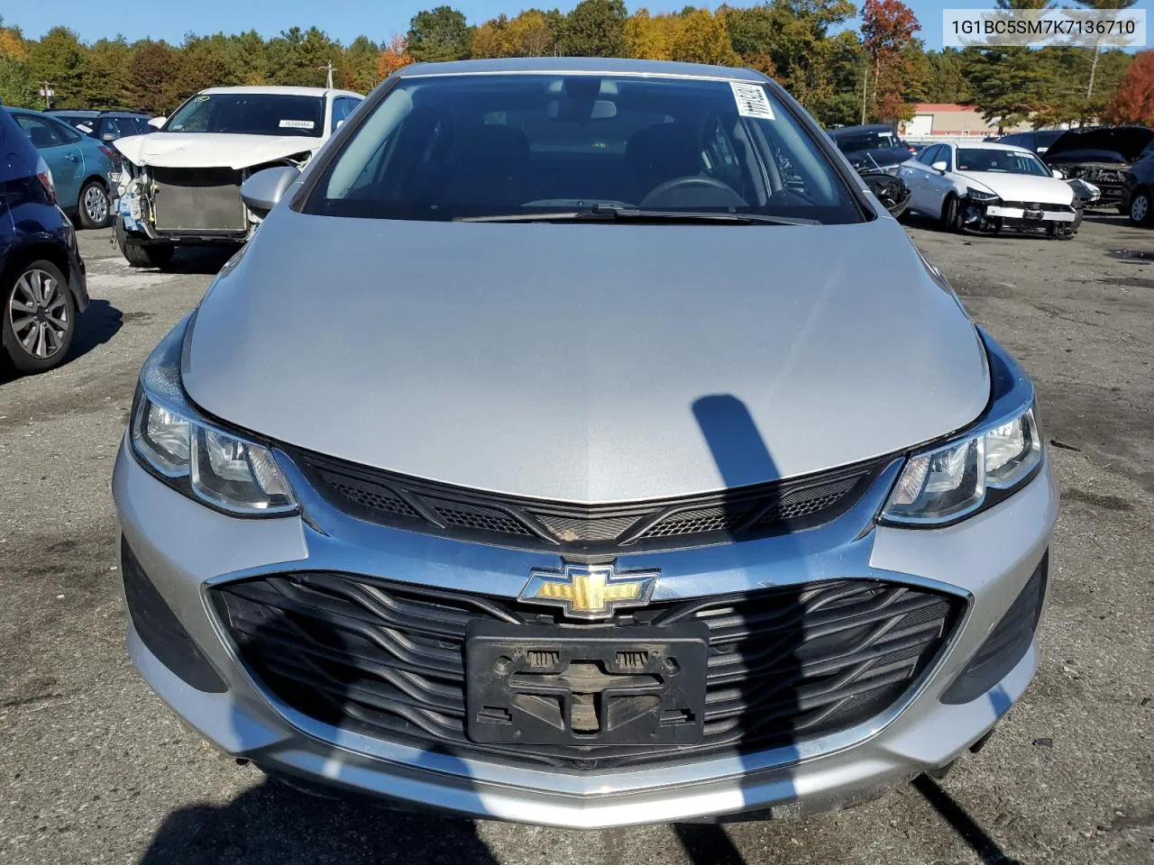 2019 Chevrolet Cruze Ls VIN: 1G1BC5SM7K7136710 Lot: 76751444