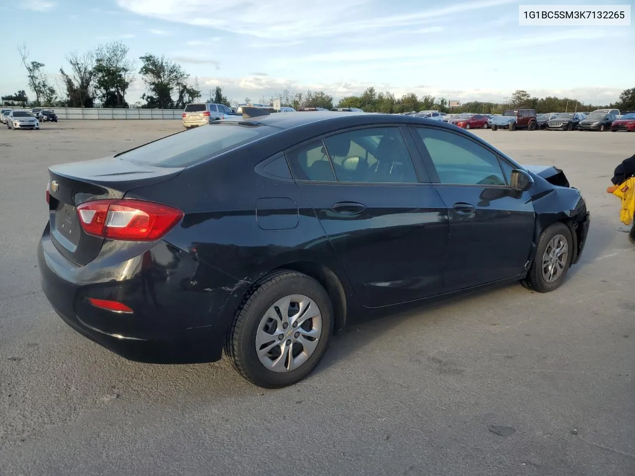 2019 Chevrolet Cruze Ls VIN: 1G1BC5SM3K7132265 Lot: 76820454