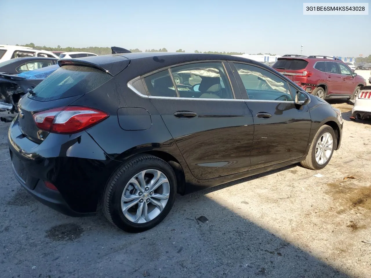 2019 Chevrolet Cruze Lt VIN: 3G1BE6SM4KS543028 Lot: 77322264