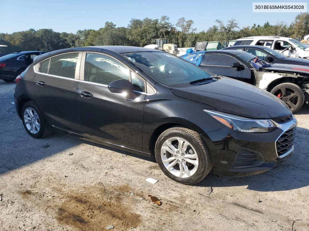 2019 Chevrolet Cruze Lt VIN: 3G1BE6SM4KS543028 Lot: 77322264