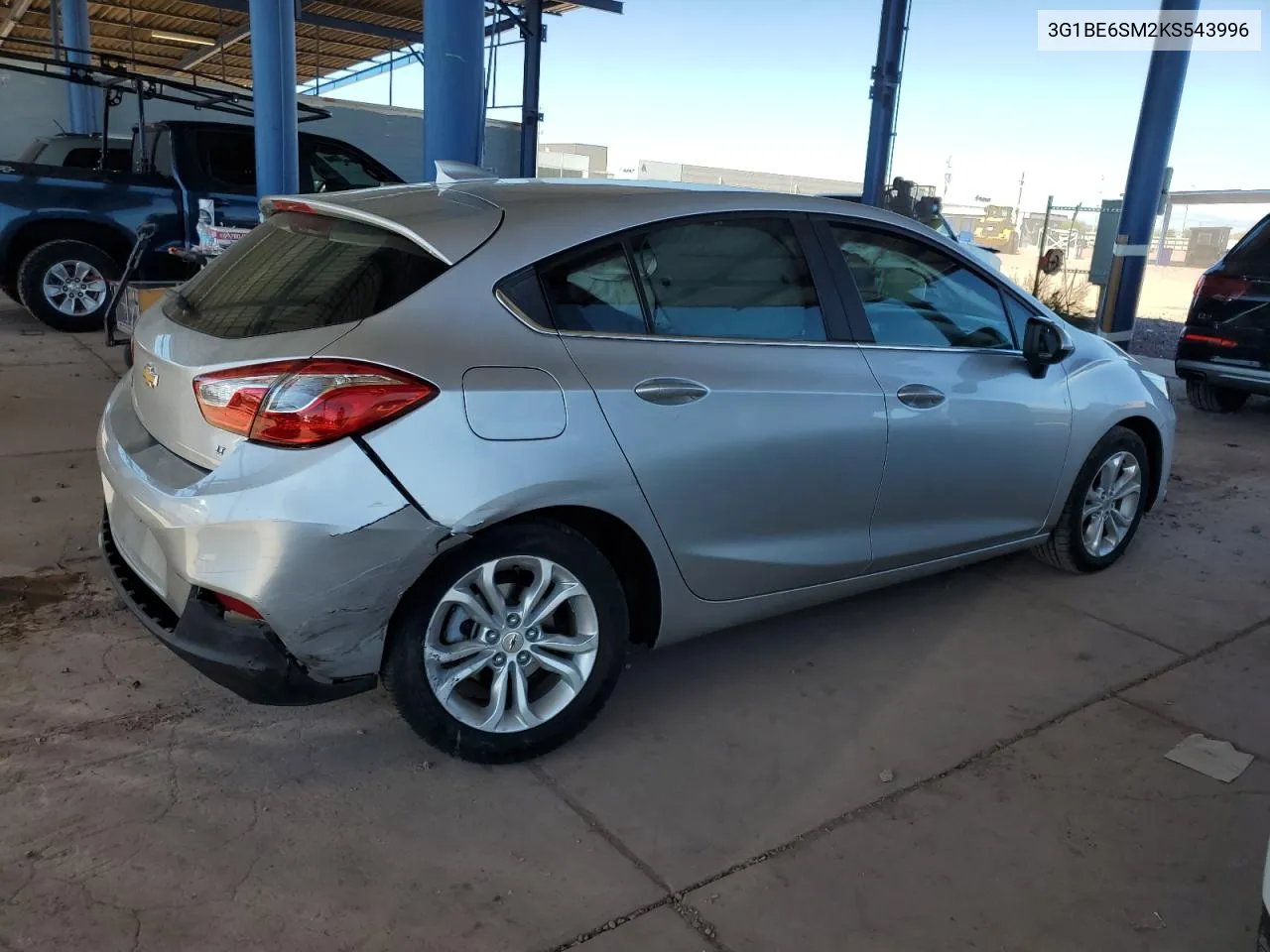 2019 Chevrolet Cruze Lt VIN: 3G1BE6SM2KS543996 Lot: 77704514