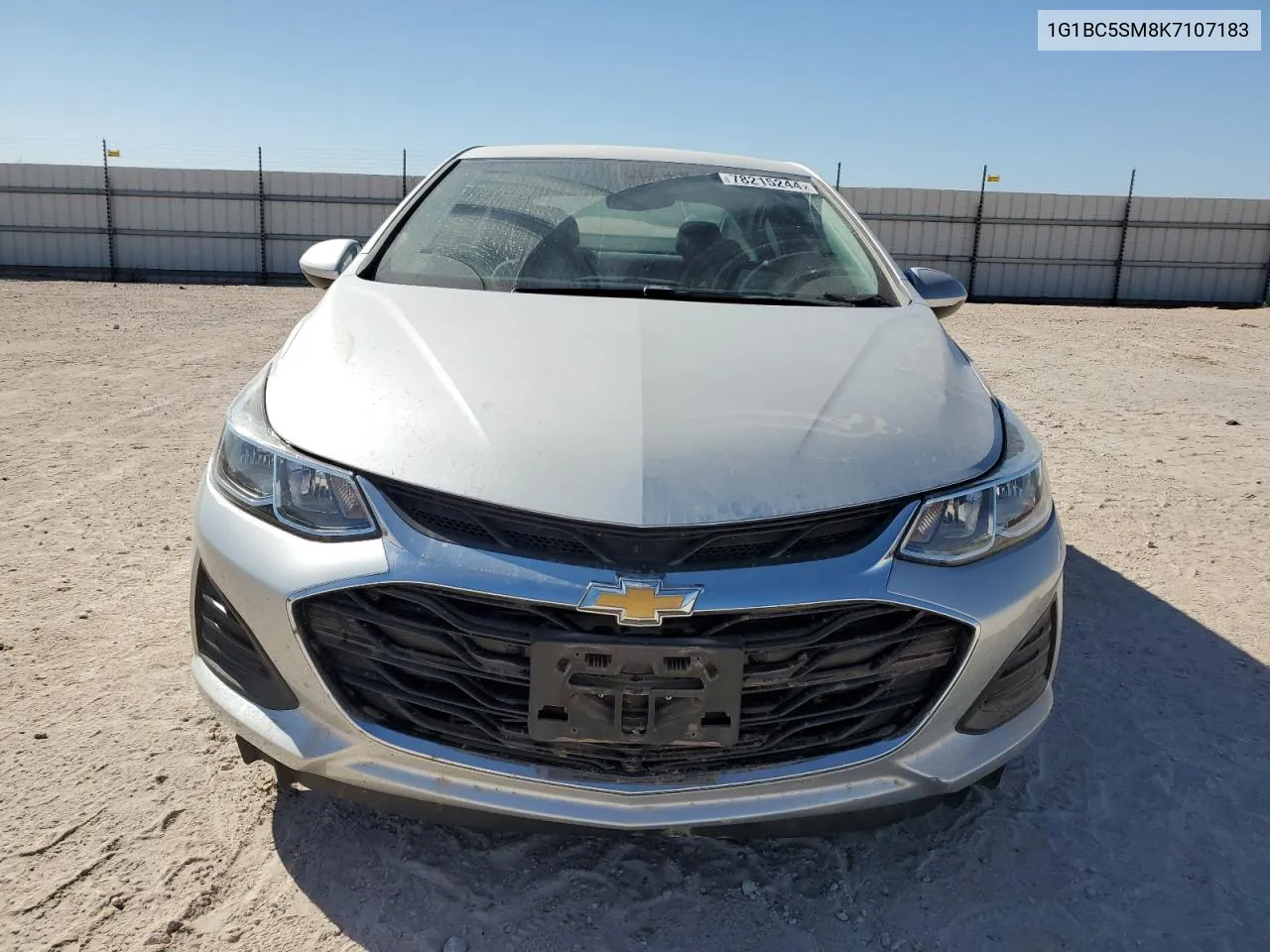 2019 Chevrolet Cruze Ls VIN: 1G1BC5SM8K7107183 Lot: 78215244