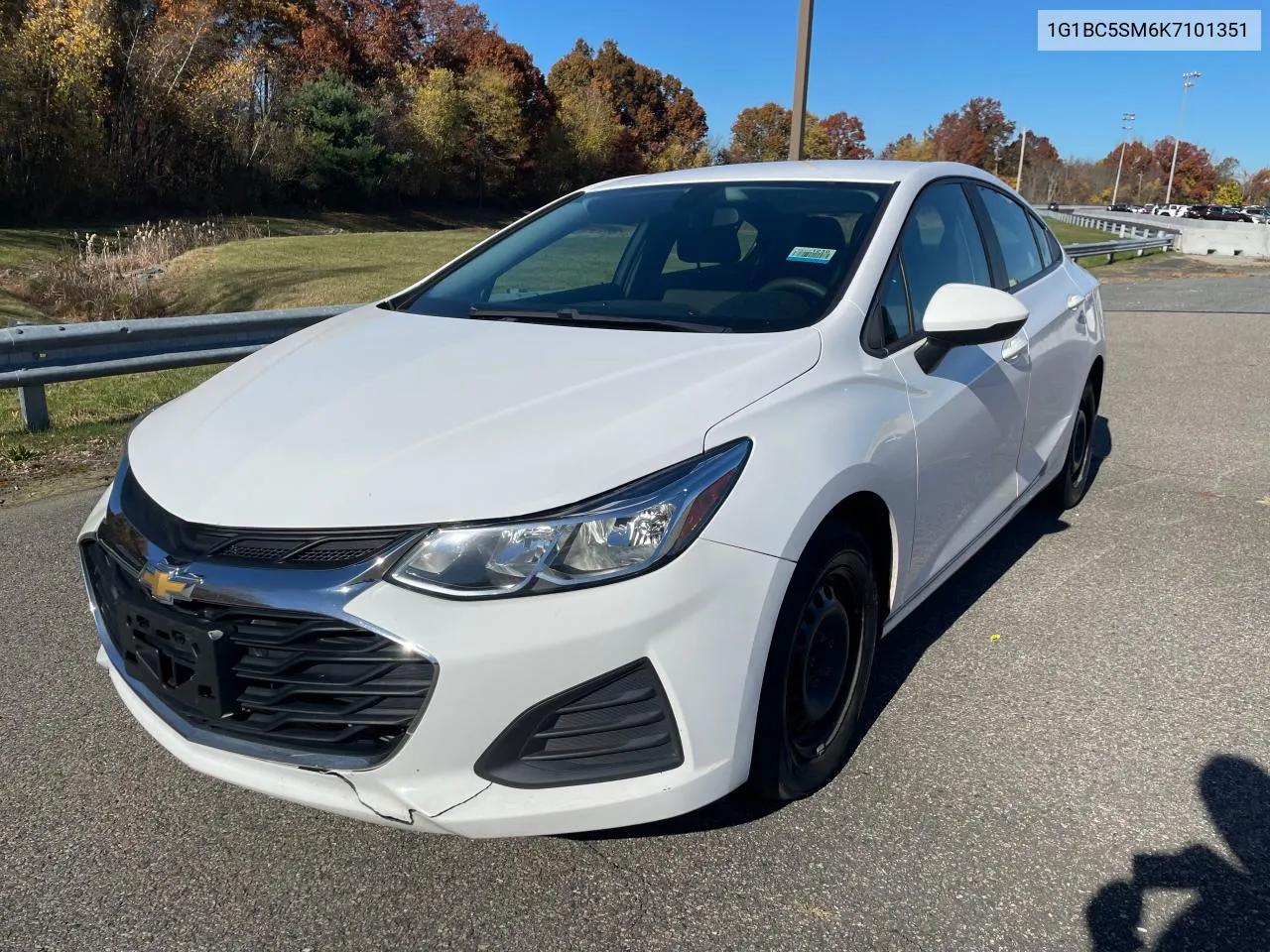 2019 Chevrolet Cruze Ls VIN: 1G1BC5SM6K7101351 Lot: 78217004