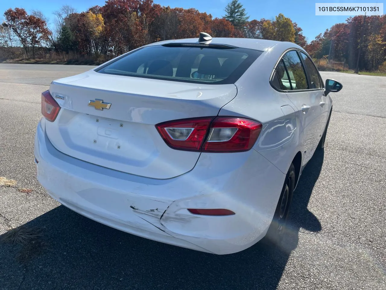 2019 Chevrolet Cruze Ls VIN: 1G1BC5SM6K7101351 Lot: 78217004