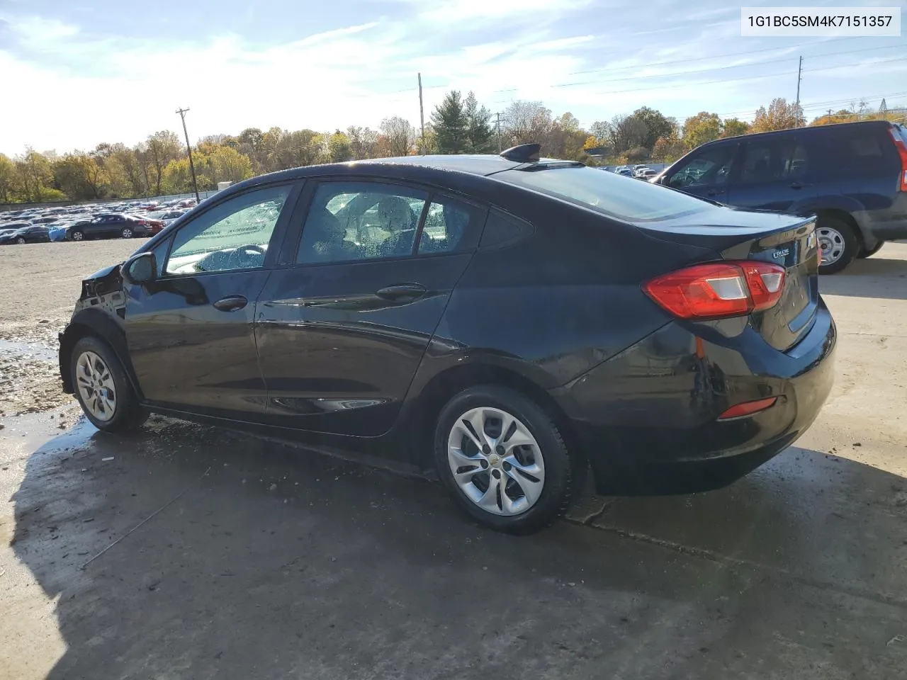 2019 Chevrolet Cruze Ls VIN: 1G1BC5SM4K7151357 Lot: 78225444