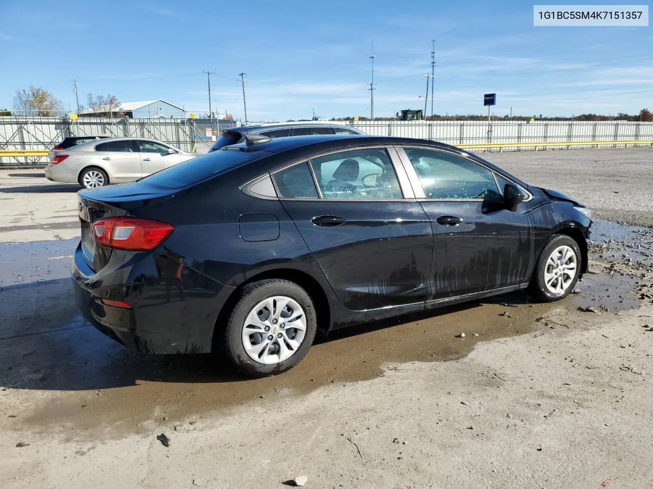 2019 Chevrolet Cruze Ls VIN: 1G1BC5SM4K7151357 Lot: 78225444