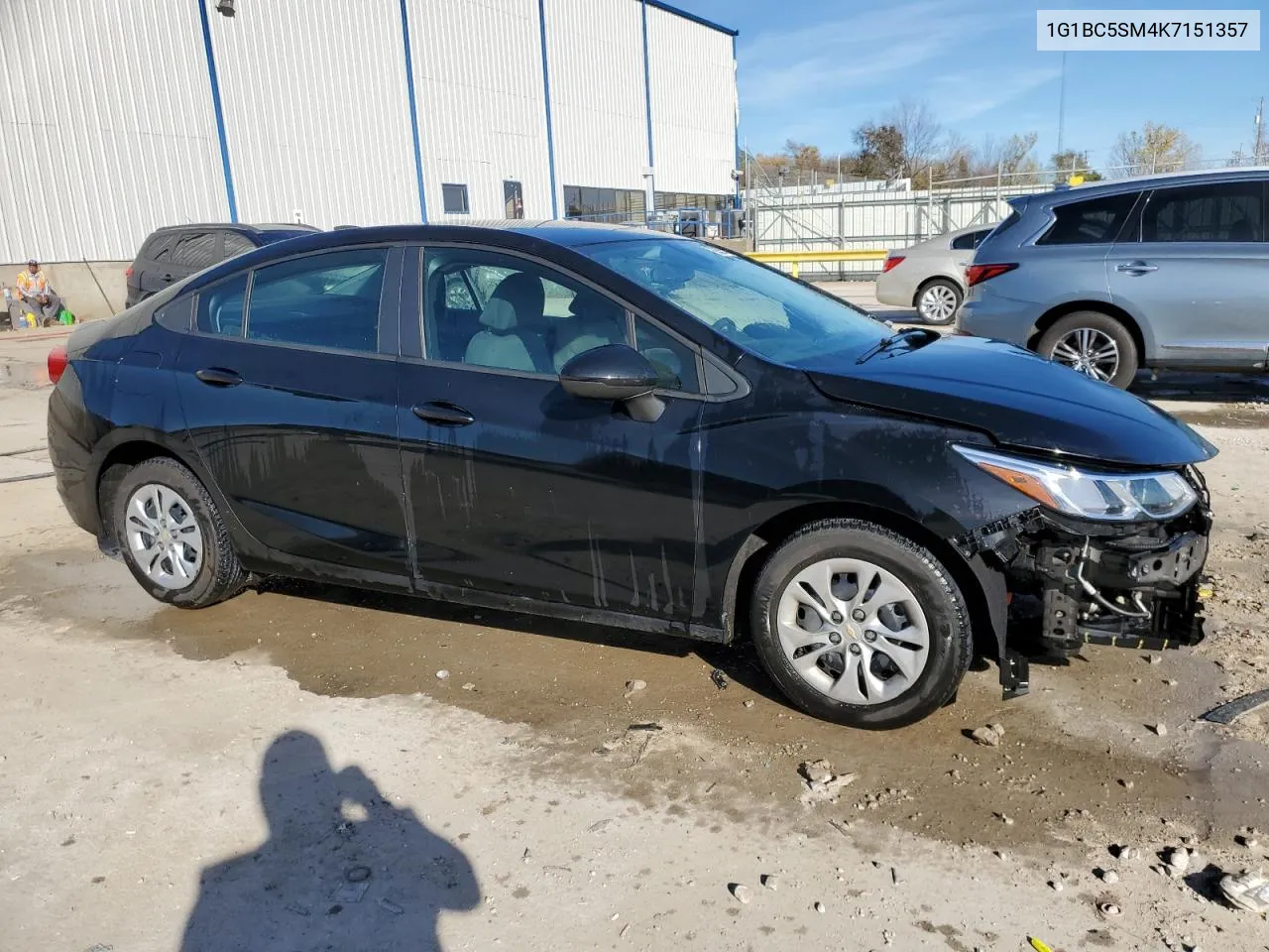 2019 Chevrolet Cruze Ls VIN: 1G1BC5SM4K7151357 Lot: 78225444