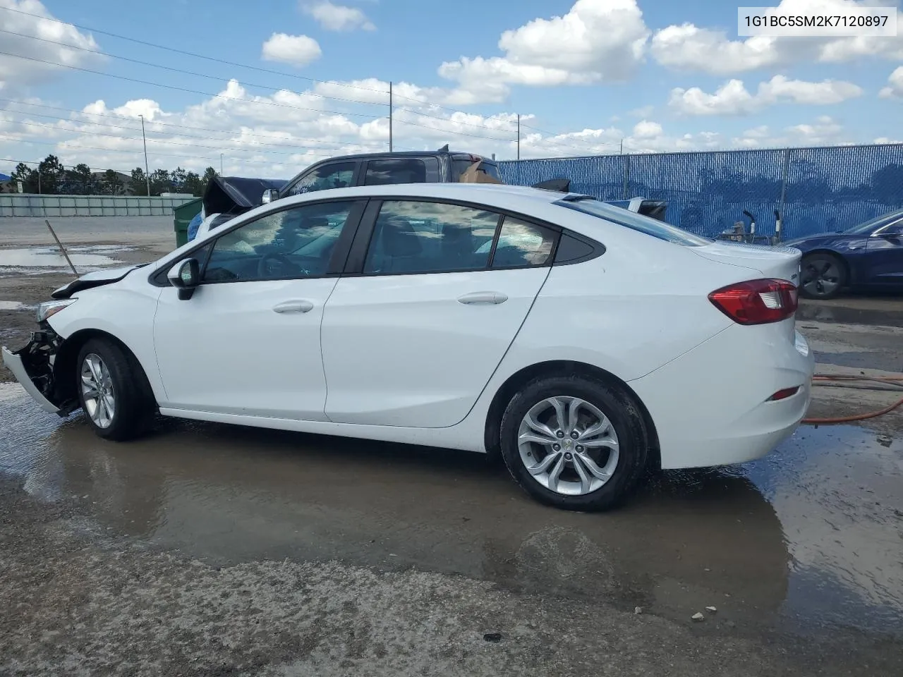 1G1BC5SM2K7120897 2019 Chevrolet Cruze Ls