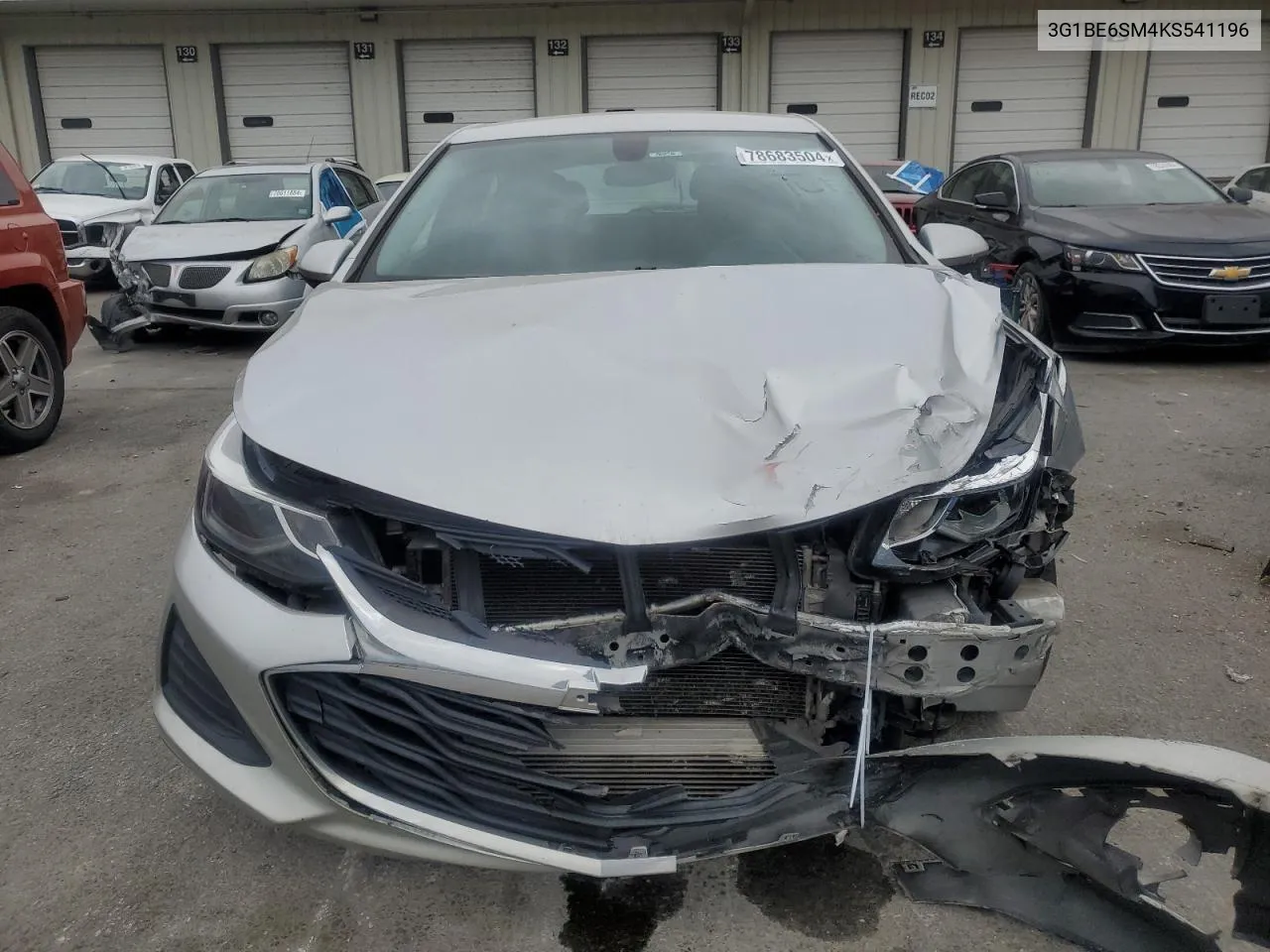 2019 Chevrolet Cruze Lt VIN: 3G1BE6SM4KS541196 Lot: 78683504