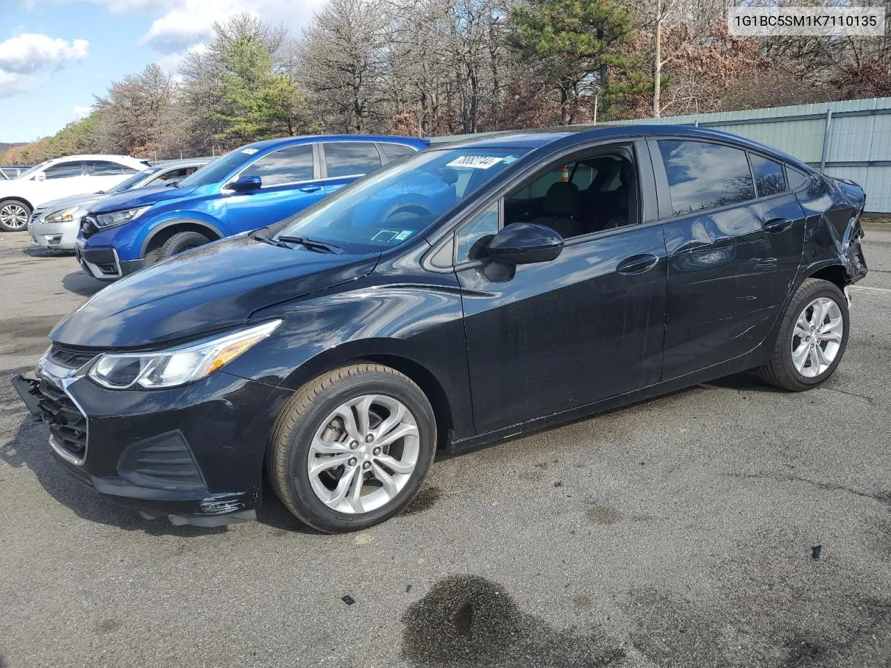 2019 Chevrolet Cruze Ls VIN: 1G1BC5SM1K7110135 Lot: 78882744