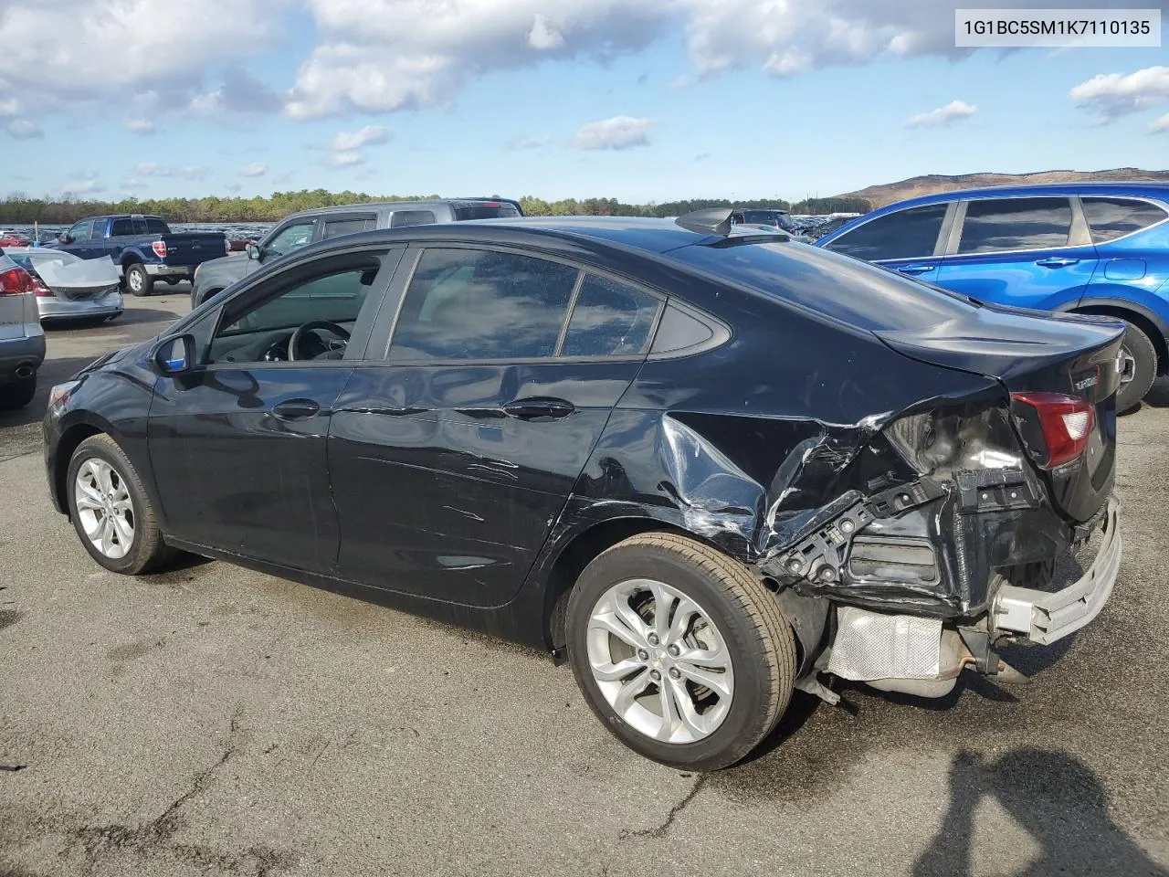 2019 Chevrolet Cruze Ls VIN: 1G1BC5SM1K7110135 Lot: 78882744