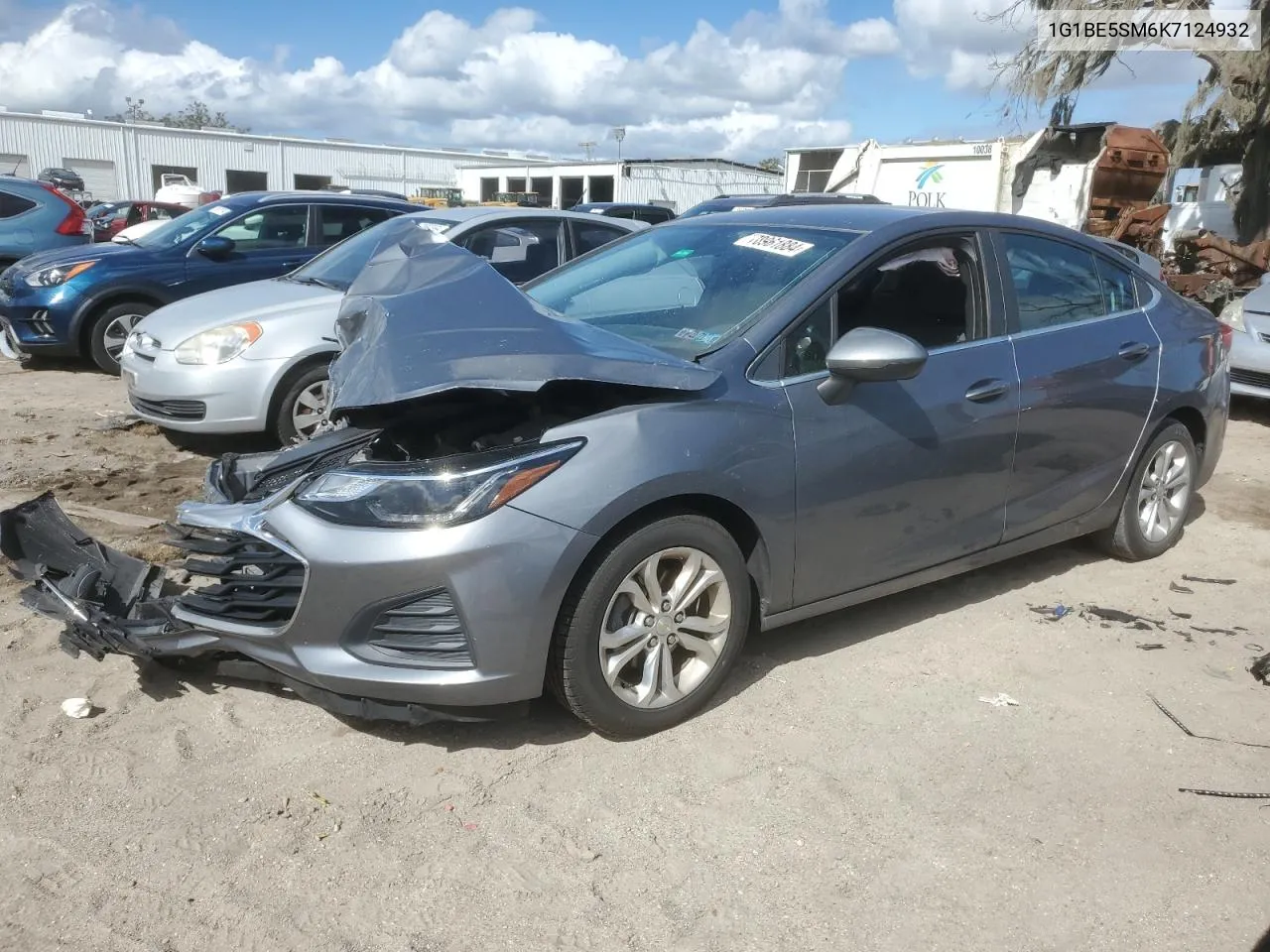 2019 Chevrolet Cruze Lt VIN: 1G1BE5SM6K7124932 Lot: 78961884