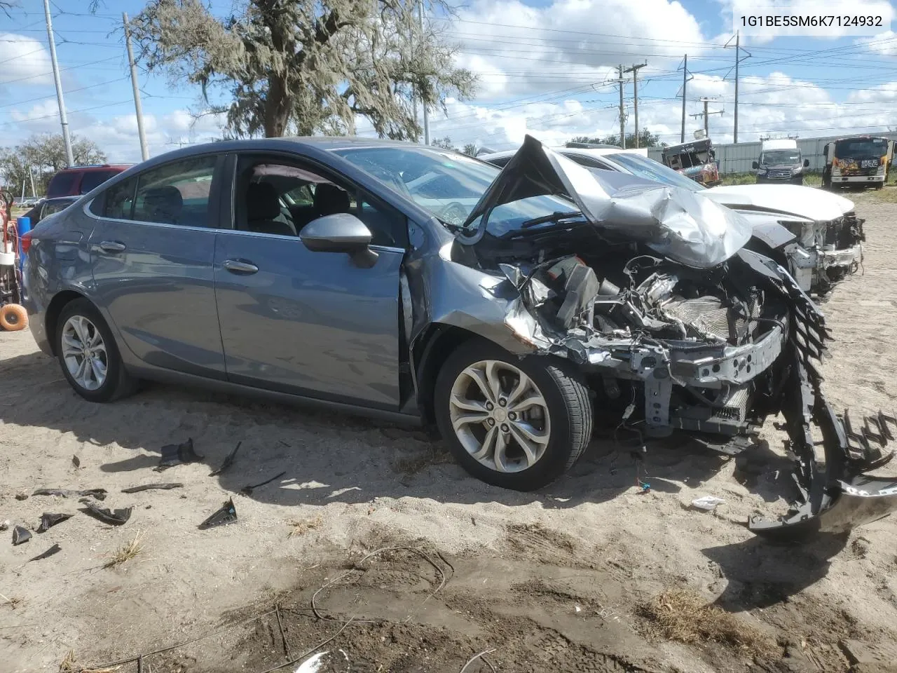 2019 Chevrolet Cruze Lt VIN: 1G1BE5SM6K7124932 Lot: 78961884