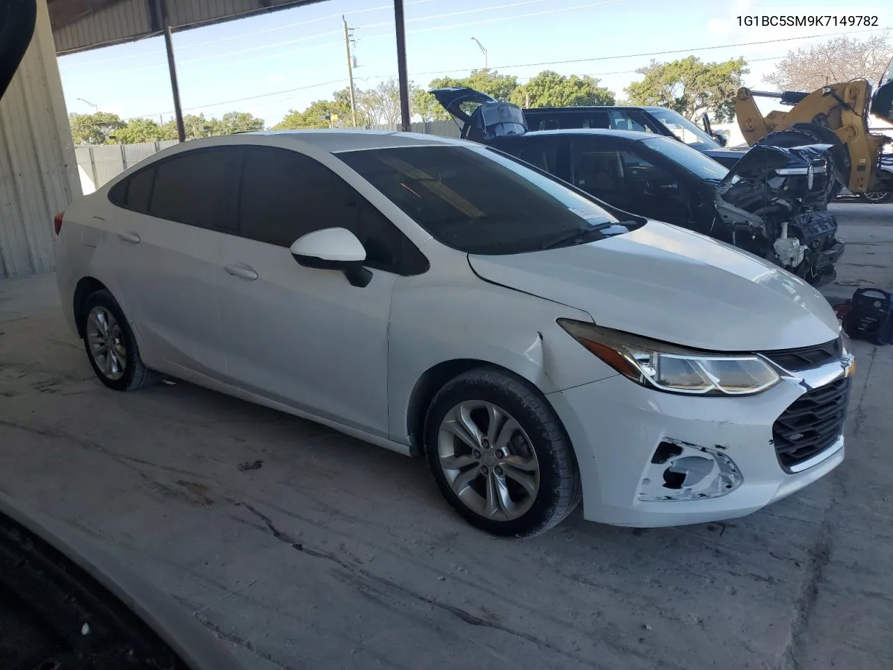 2019 Chevrolet Cruze Ls VIN: 1G1BC5SM9K7149782 Lot: 79036394