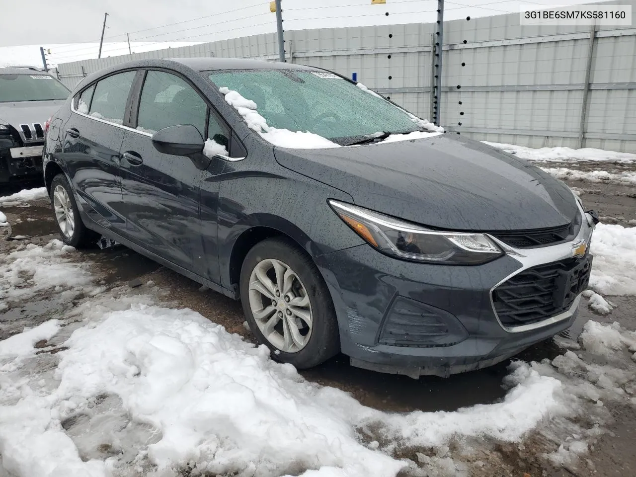 2019 Chevrolet Cruze Lt VIN: 3G1BE6SM7KS581160 Lot: 79546184