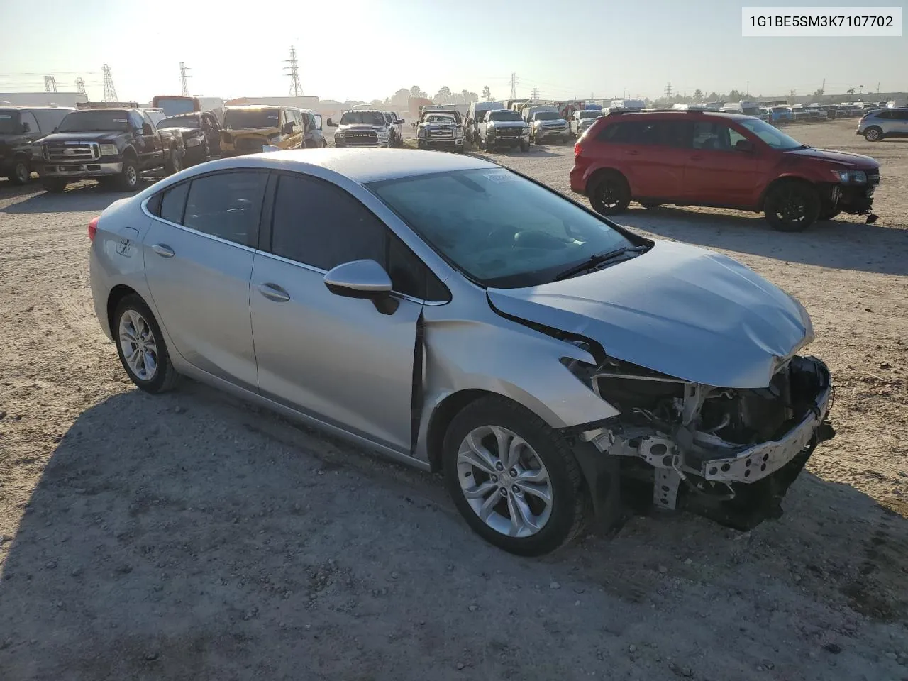 2019 Chevrolet Cruze Lt VIN: 1G1BE5SM3K7107702 Lot: 80249874