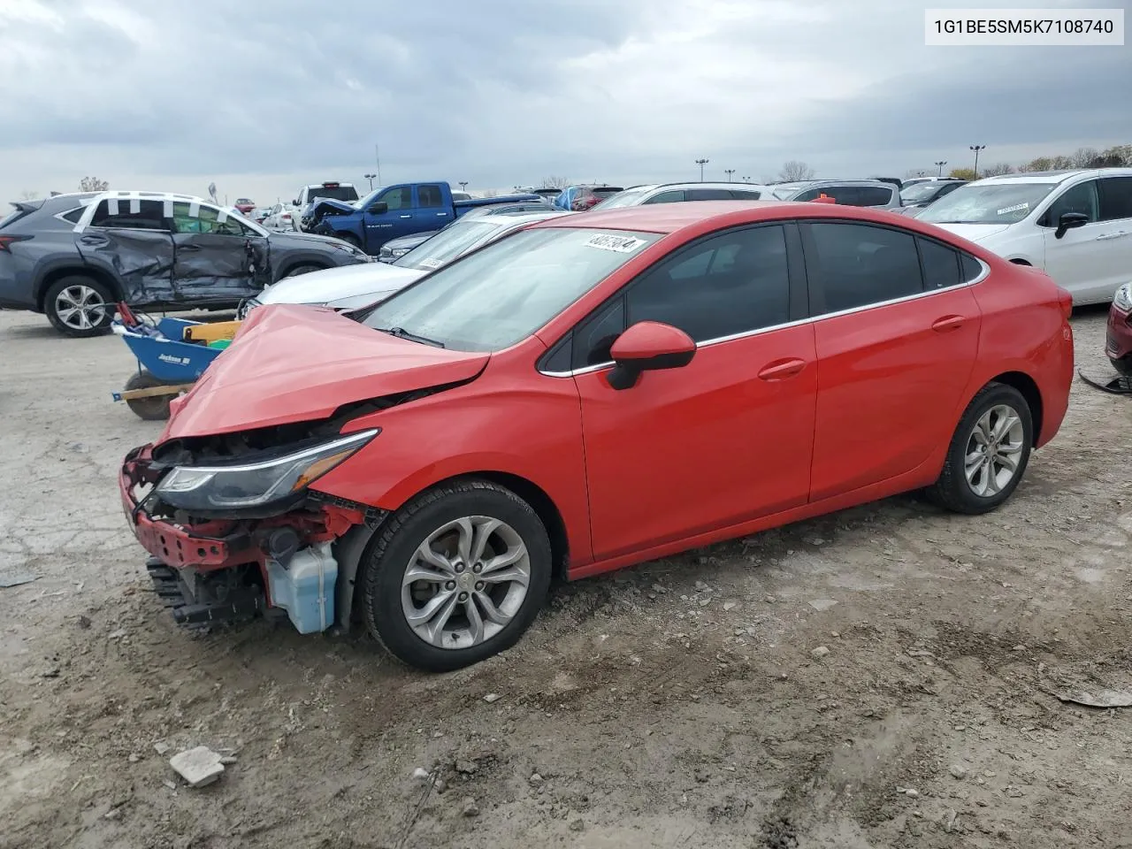 2019 Chevrolet Cruze Lt VIN: 1G1BE5SM5K7108740 Lot: 80579884