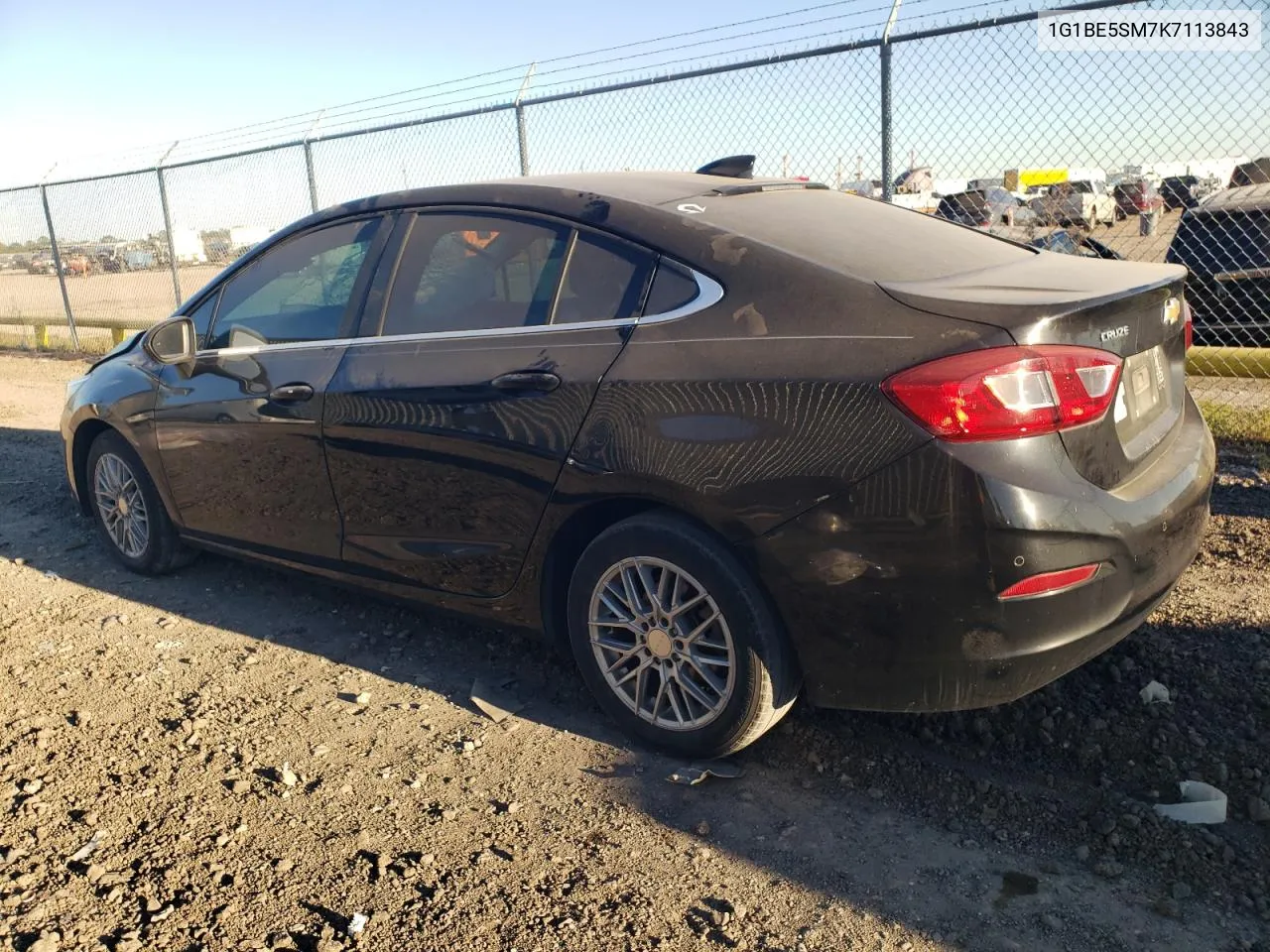 2019 Chevrolet Cruze Lt VIN: 1G1BE5SM7K7113843 Lot: 80852574