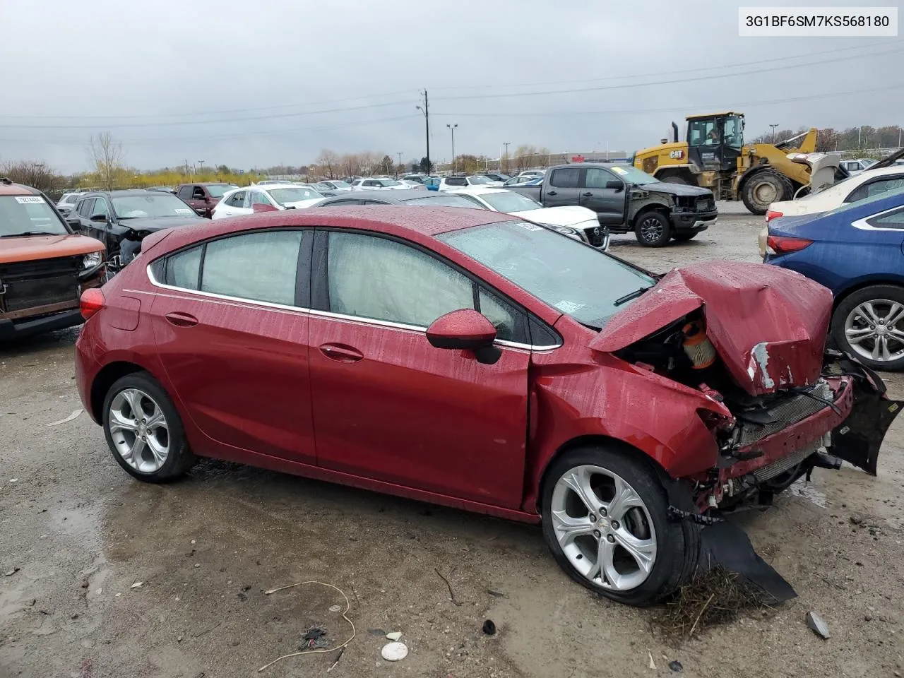 2019 Chevrolet Cruze Premier VIN: 3G1BF6SM7KS568180 Lot: 80870414