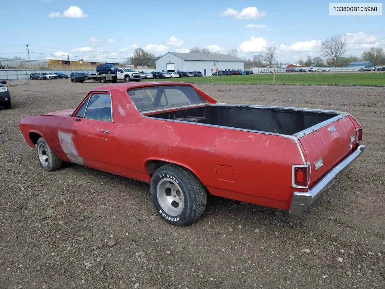 1970 Chevrolet El Camino VIN: 133800B105960 Lot: 50730884