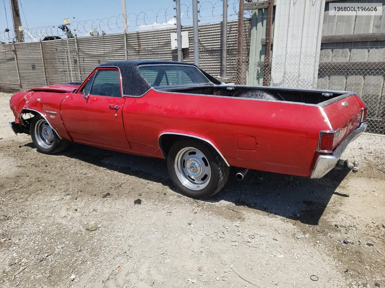 1970 Chevrolet El Camino VIN: 136800L196606 Lot: 71597434