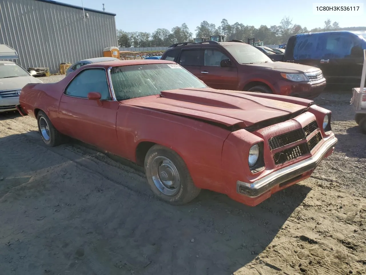 1974 Chevrolet El Camino VIN: 1C80H3K536117 Lot: 74525784