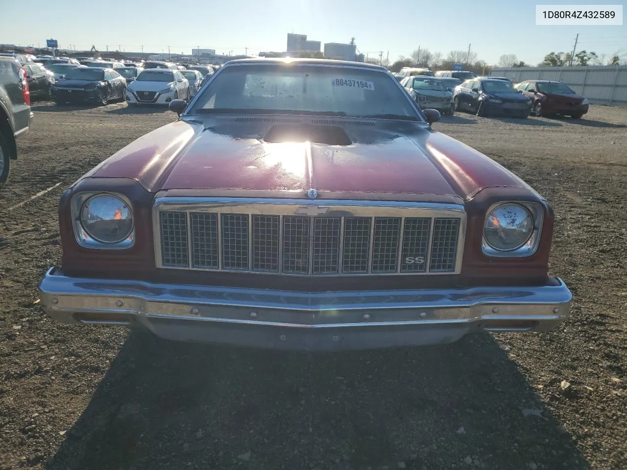 1974 Chevrolet El Camino VIN: 1D80R4Z432589 Lot: 80437194