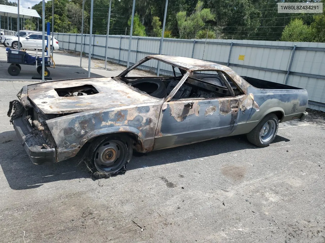 1978 Chevrolet El Camino VIN: 1W80L8Z434291 Lot: 69253624