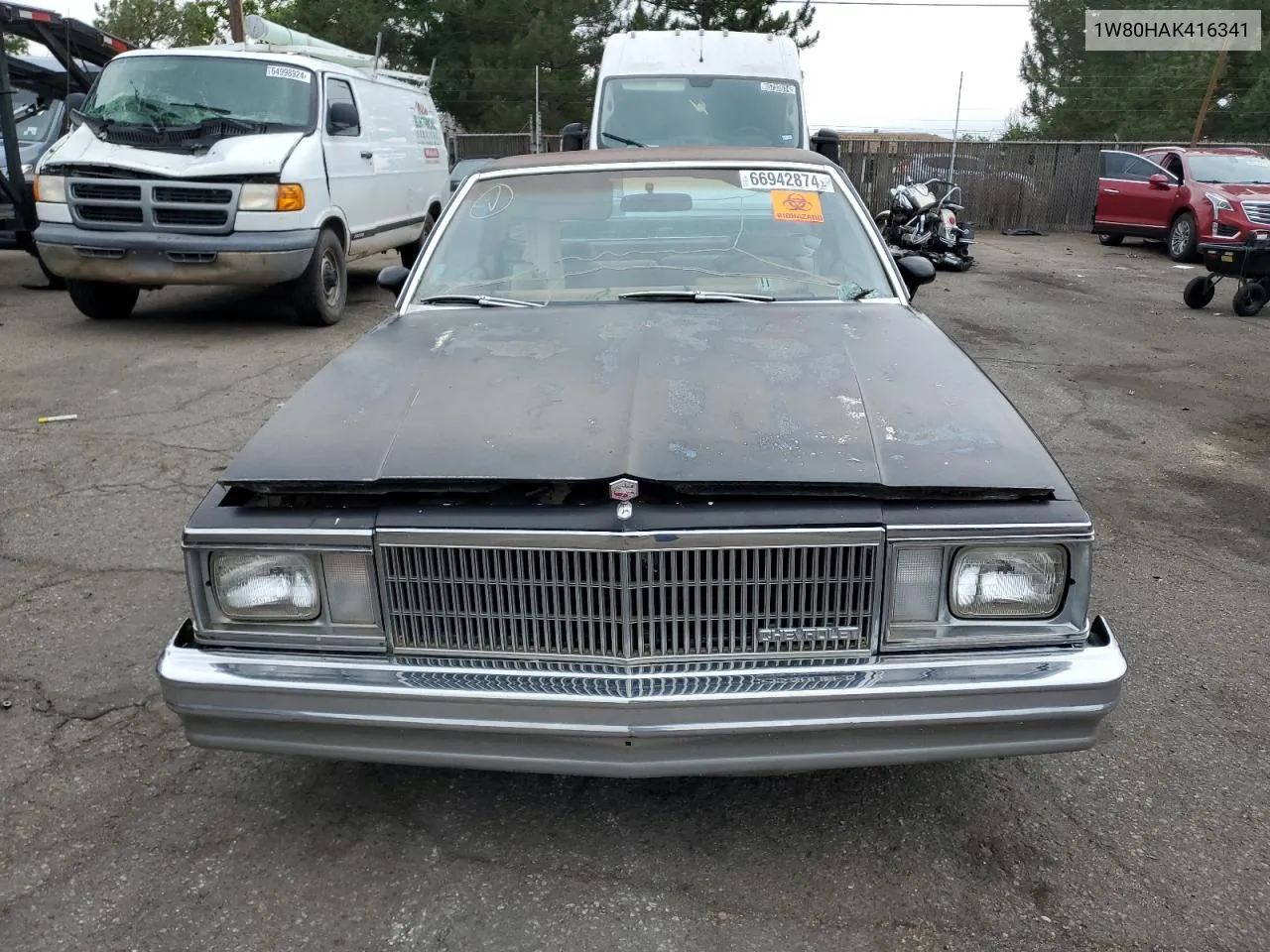 1980 Chevrolet El Camino VIN: 1W80HAK416341 Lot: 66942874