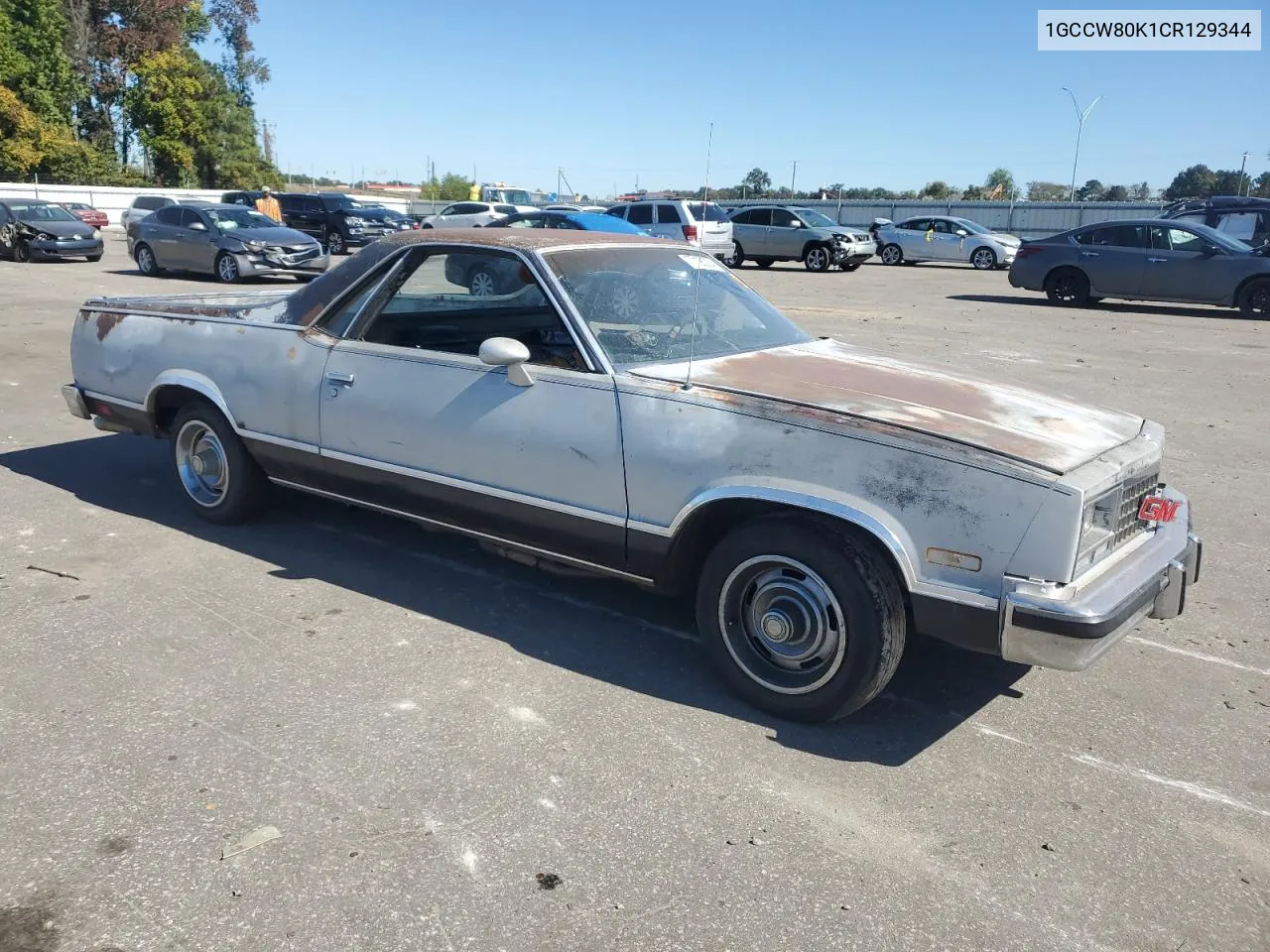 1GCCW80K1CR129344 1982 Chevrolet El Camino