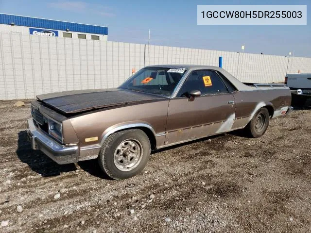 1GCCW80H5DR255003 1983 Chevrolet El Camino