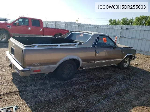 1983 Chevrolet El Camino VIN: 1GCCW80H5DR255003 Lot: 63256084