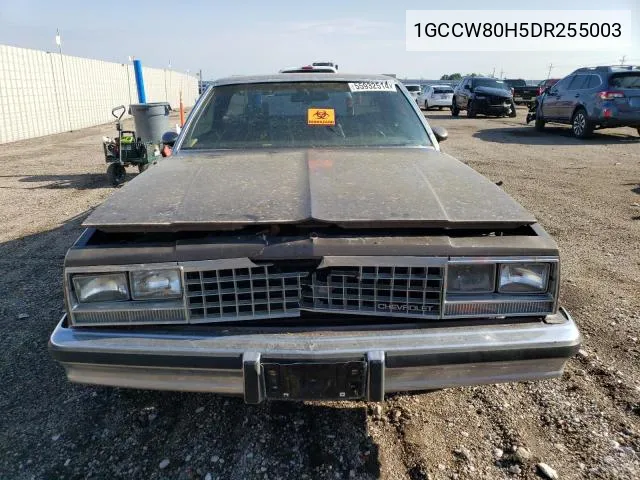 1GCCW80H5DR255003 1983 Chevrolet El Camino